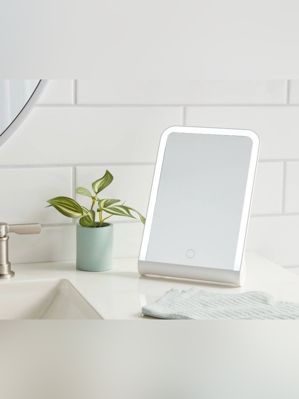 Room Essentials White LED Touch Vanity Mirror
